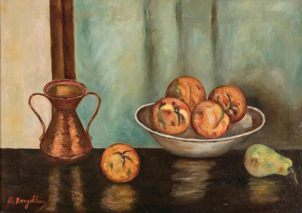 Natura morta con arance